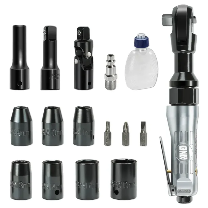 1/2 in. Air Ratchet Wrench Set (17 Pcs)