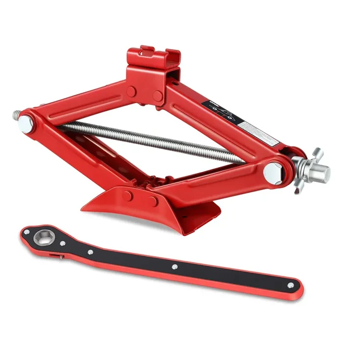 1.5 Ton Scissor Lift Jack & Ratchet Wrench Set