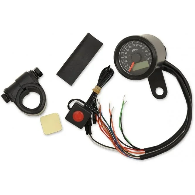 1-7/8″ Programmable Imperial Speedometer with Indicator Lights