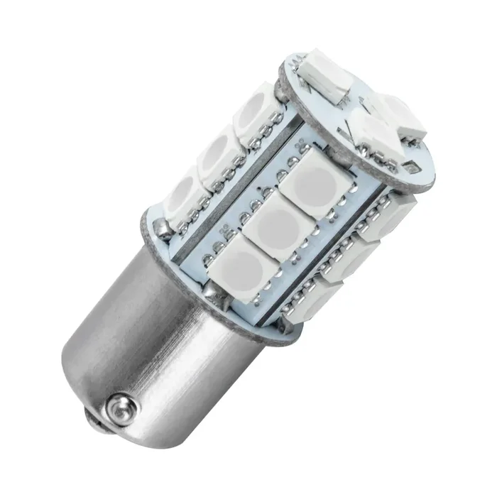 1156 18 LED 3-Chip SMD Bulb (Single) Red