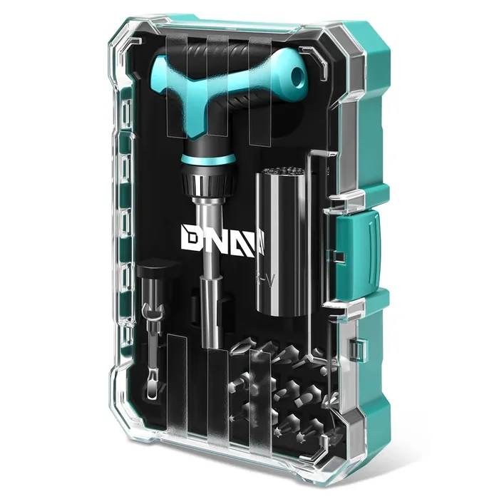 19Pcs T-Handle Screwdriver Set w/ Storage Case