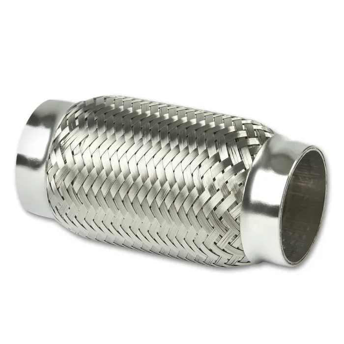 2.375 in. Inlet 4.25 in. Length Double Braided Flex Pipe Connector