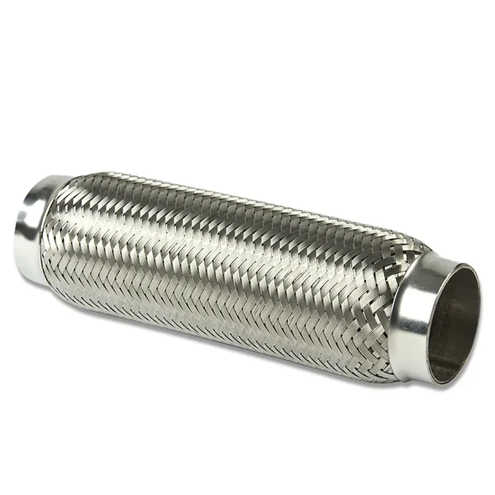 2.375 in. Inlet 8.25 in. Length Double Braided Flex Pipe Connector