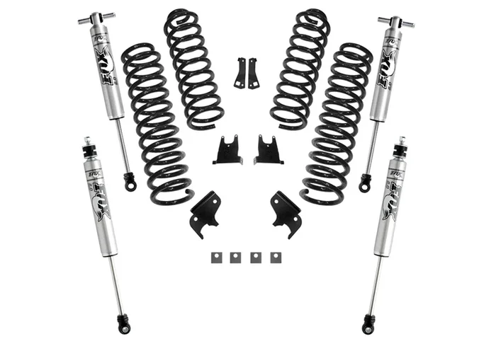 2.5 in. Lift Kit with Fox 2.0 Series Shocks 07-18 Jeep Wrangler JK 2 Door