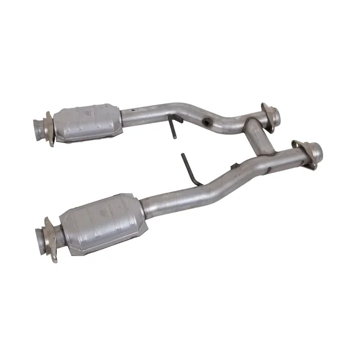 2.5 Short Mid H Pipe W/Converters 96-04 Ford Mustang