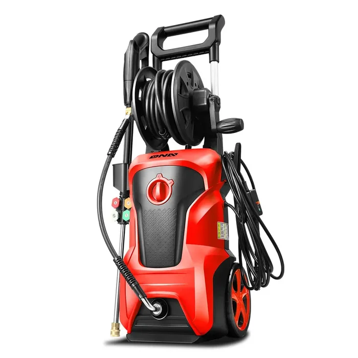 2176 PSI 2.4 GPM Electric Portable High Pressure Power Washer – 1800W (Red)