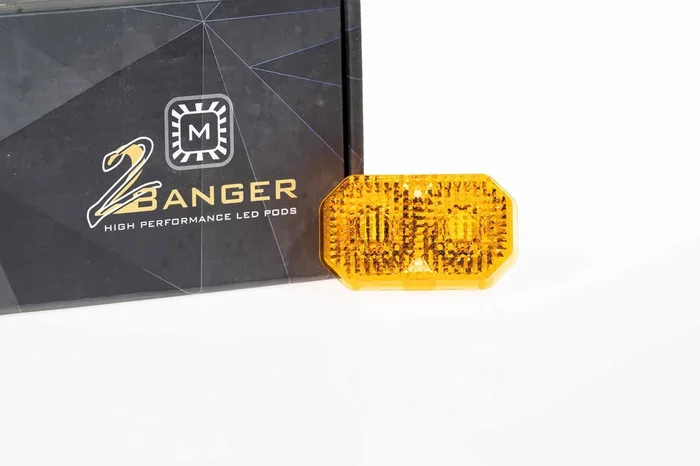 2Banger Yellow Flood Lens Only Universal