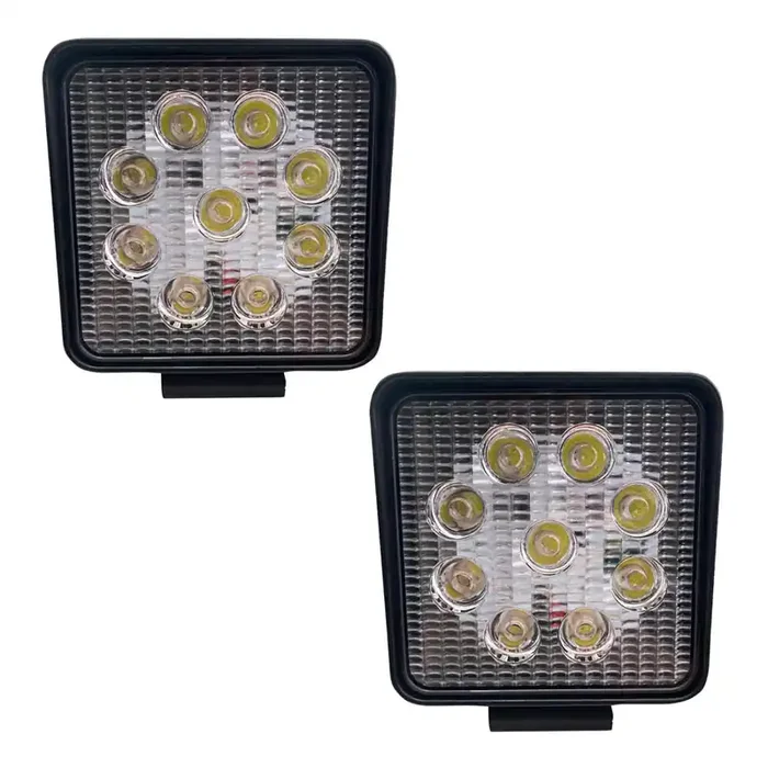 2pcs 4 in. Square LED Spot Lights Universal