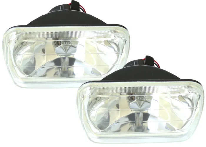 2pcs 7×6 in. Headlight Conversion Lens H4