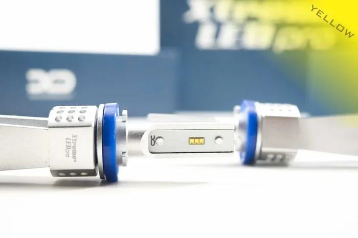 2pcs LED Pro Bulbs w/Drivers H11 H9 H8 H16 Base