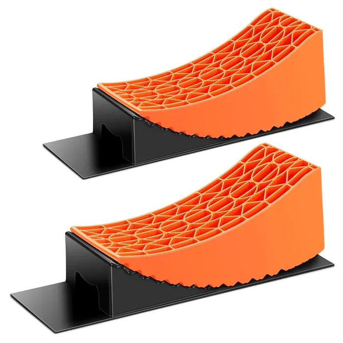 2pcs Non-slip Leveling Ramp Adjustments 1/2 in. to 4 in.