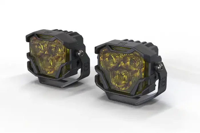 2x 4Banger 2.0 HXB LED Pods Flood / Yellow Universal