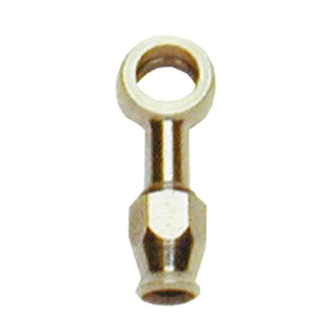 3/8″ (10mm) banjo fitting straight. Chrome