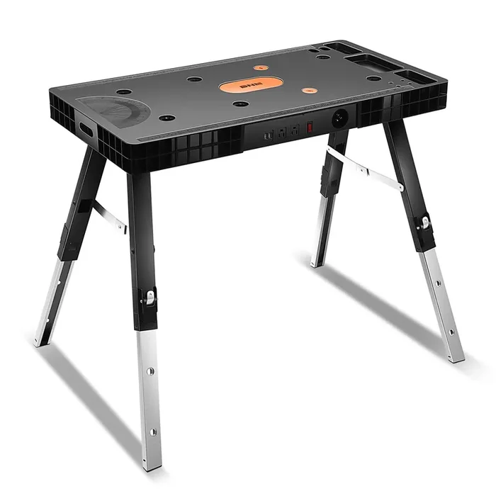 37 L x 18.9 in. W 5-in-1 portable workbench w/4 Casters