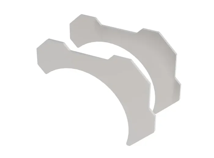 3in T-304 Stainless Tube Bracket Kit Universal Fit
