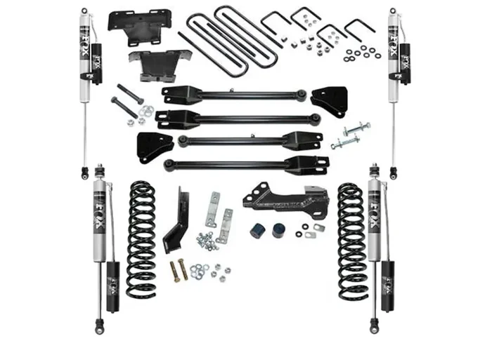 4 in. 4-LINK Lift Kit 17-22 Ford F-250 / F-350 Super Duty with FOX 2.0 RESI Shocks 4WD