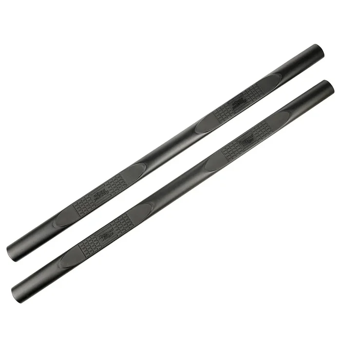 4-Inch Oval Side Step, Fine Textured Black 20-21 Jeep Gladiator JT