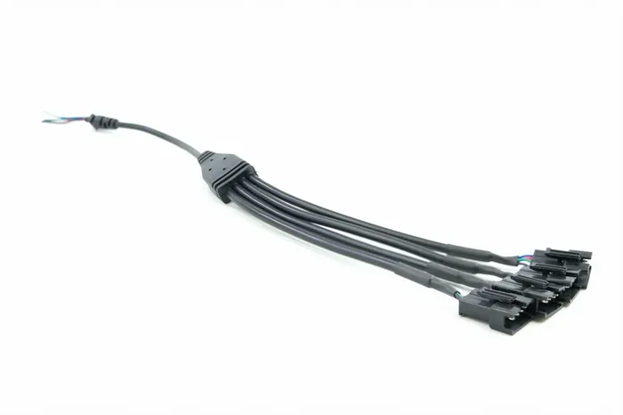 4 pin Splitter Bare 4 Wire to 4x JST 4P Male Universal
