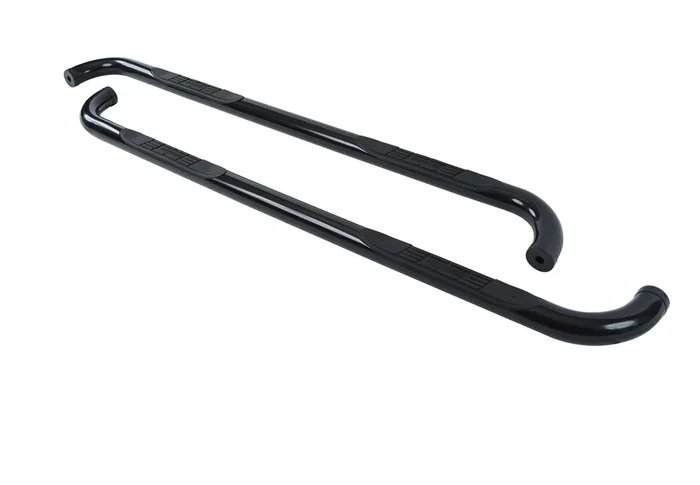 4045B 3 in. Round 4000 Series Side Steps 99-18 Chevy Silverado GMC Sierra 1500 2500 3500