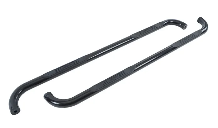4058B 3 in. Round 4000 Series Side Steps 14-19 Chevy Silverado GMC Sierra 1500 2500 3500