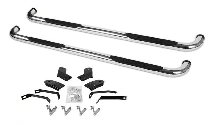 4109PS 3 in. Round 4000 Series Side Steps 10-24 Ram 2500 3500