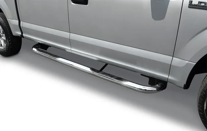 4155PS 3 in. Round 4000 Series Side Steps 15-24 Ford F-150 F-250 F-350 Super Duty