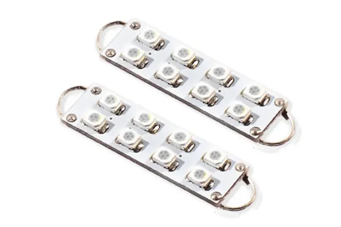 44mm SML8 LED Amber (pair)