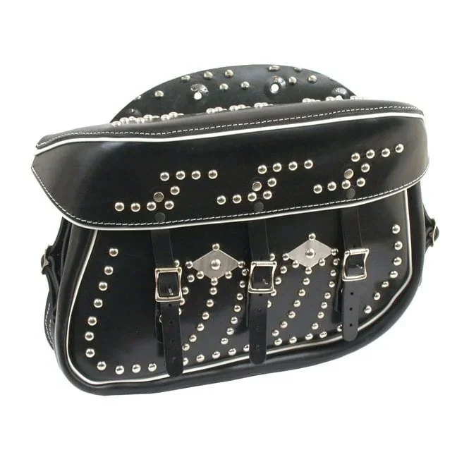49-Up 45Ci Streamliner Saddlebags, Black