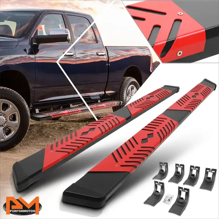 5.5 in. Wide Flat Step Bar Running Boards 11-22 Ram 1500 2500 3500 Crew Cab 4-Door
