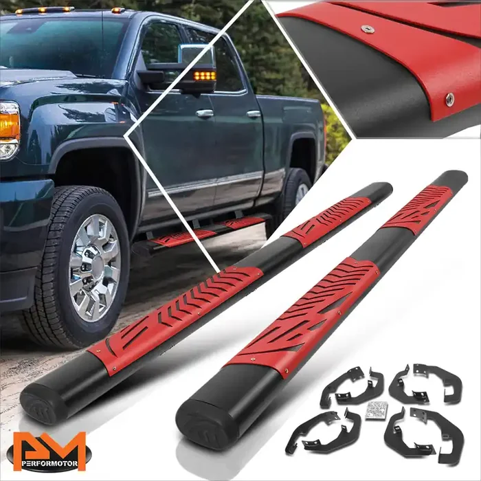 5.5 in. Wide Side Step Nerf Bar 07-19 Chevy Silverado GMC Sierra Crew Cab