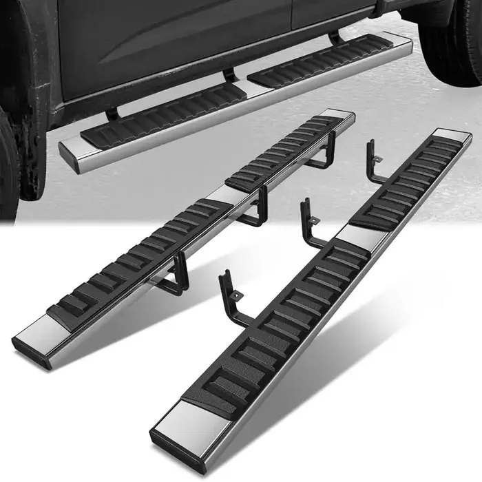 6.75 in. W Stainless Steel Running Boards 15-25 Chevy Colorado/ GMC Canyon Extended Cab