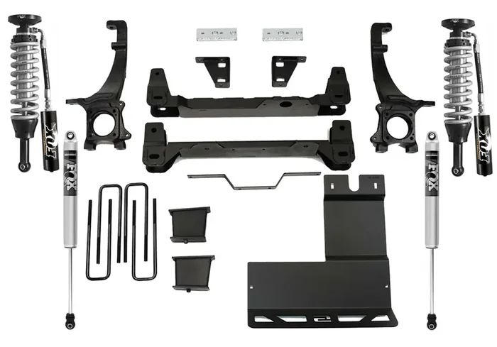 6 in. Lift Kit with Fox Front Coilover and Rear 2.0 Shocks 2005-2015 Toyota Tacoma