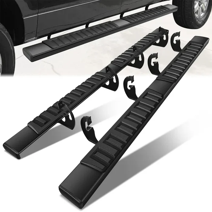 6 in. Wide Side Running Boards 09-14 Ford F-150 Super Crew Cab