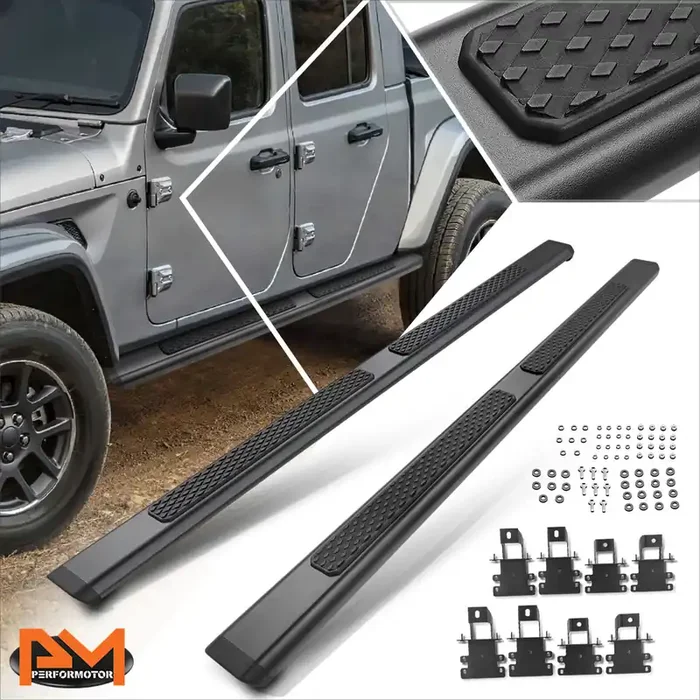 6 in. Wide Tubular Step Bar 20-22 Jeep Gladiator