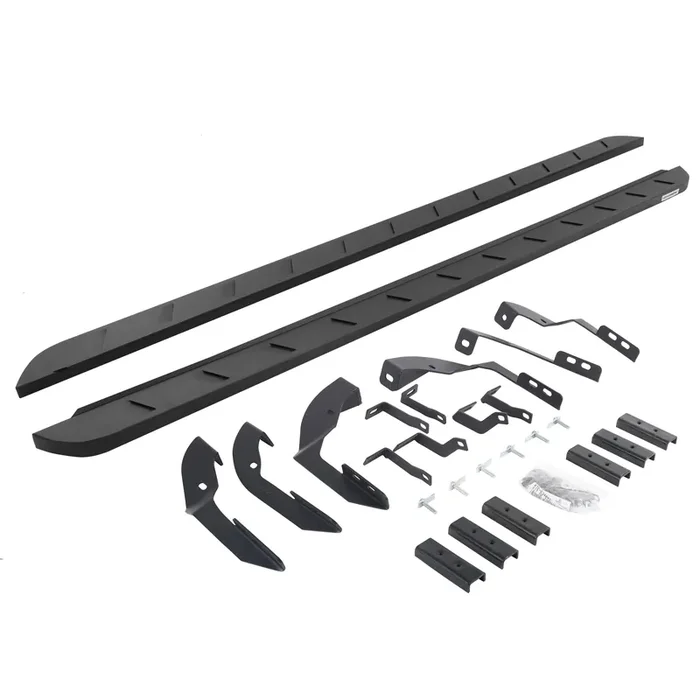 63404280SPC 4 in. Slim RB10 Running Boards 15-19 Chevy Silverado GMC Sierra 2500 3500 HD
