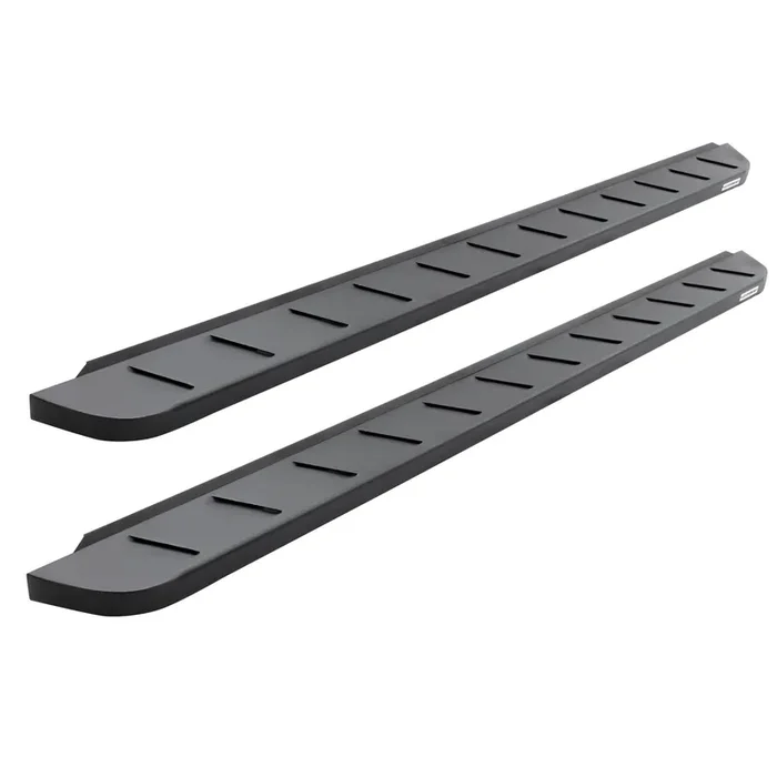 6341778020PC 6 in. R10 Running Boards w/ 2 Pairs of Drop Steps 15-24 Ford F-150 F-250 F-350 Super Duty