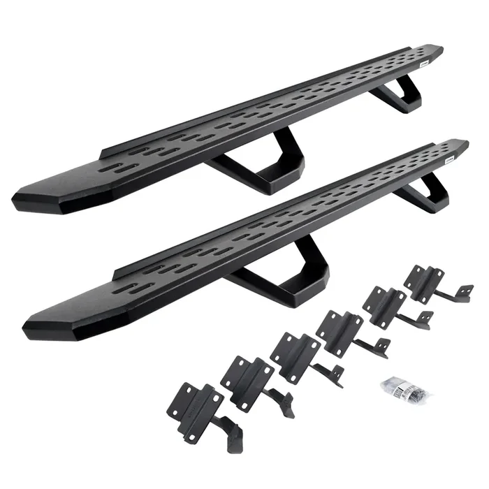 6961508720PC 7 in. RB30 Running Boards w/ Drop Steps 04-14 Ford F-150