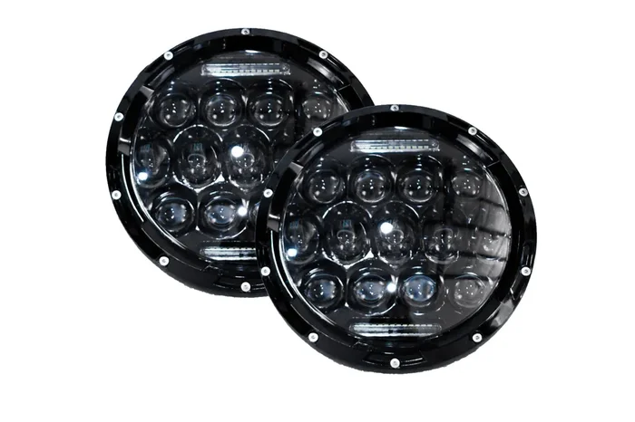 7 in. LED Projector Conversion Kit 76-16 Jeep Wrangler Land Rover