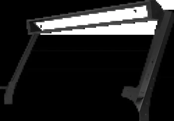 731500T WLF Windshield Light Mount Frame 07-18 Jeep Wrangler JK