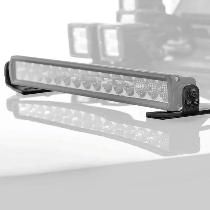 732210T 20 in. Single Row LED Light Mounts 20-23 Jeep Gladiator JT, 18-24 Jeep Wrangler JL