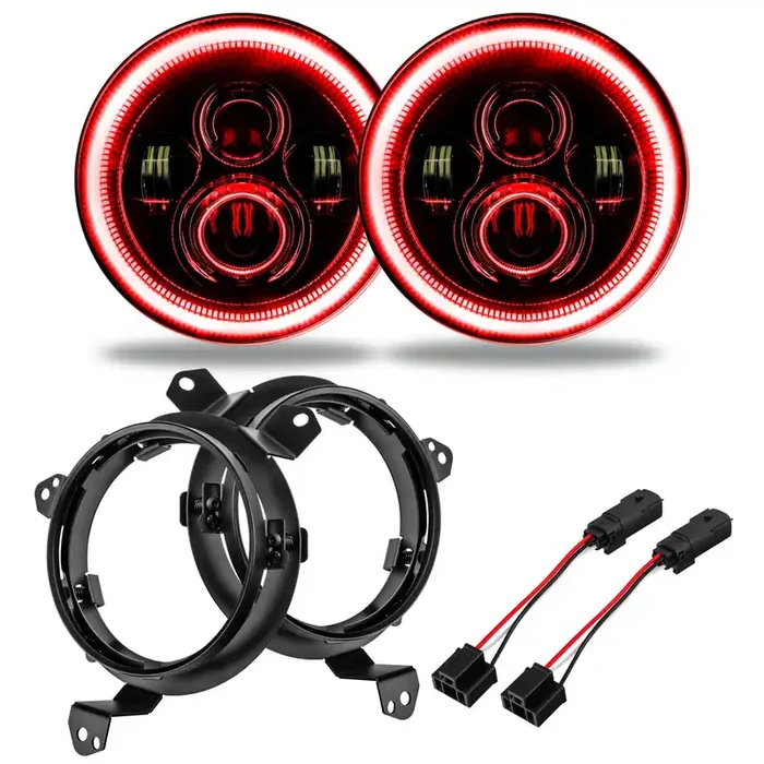 7in. High Powered LED Headlights (Pair) 19-21 Jeep Wrangler