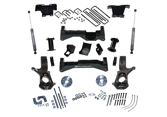 8 in. Lift Kit with Aluminum or Stamp Steel Control Arms 14-18 Chevy Silverado/GMC Sierra 4WD