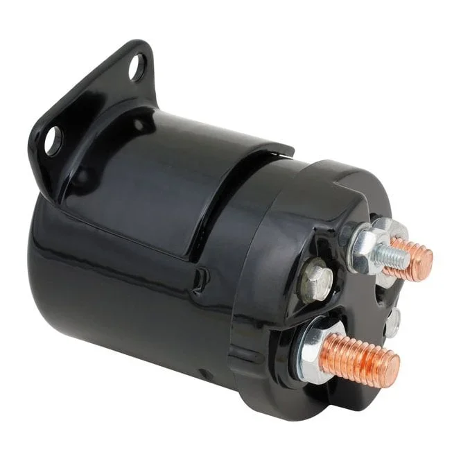 ACCEL 4-speed solenoid. Black 65-86 4-sp B.T.; 84-88 Softail; 67-80 XL