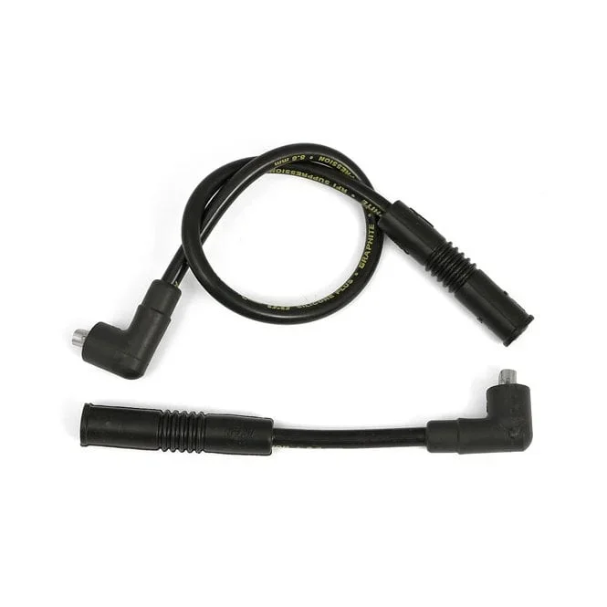 Accel 8.8mm suppression core spark plug wire set. Black 91-98 FLT, FLHT