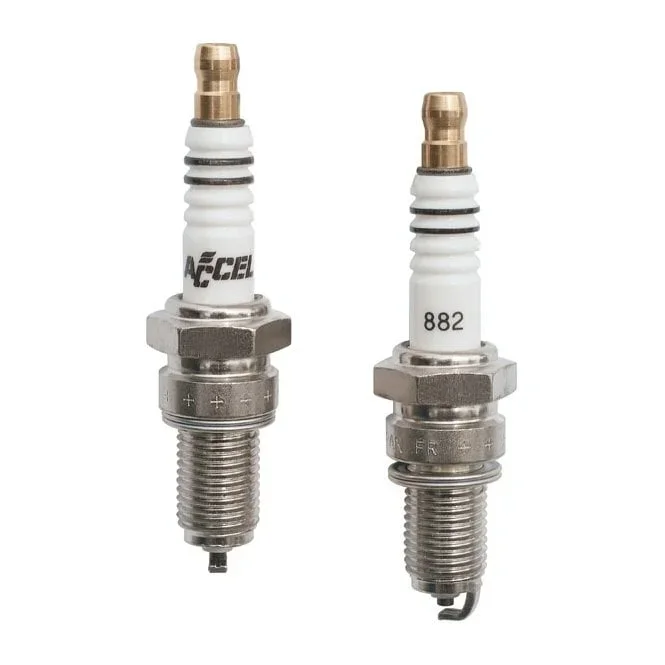Accel U-groove spark plugs 99-17 Twin Cam; 86-22 XL (excl. XR1200)