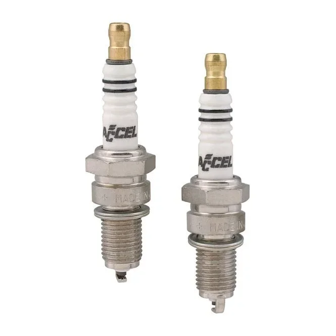 Accel U-groove spark plugs L78-E82 FL; L78-79 FX; 84-99 Evo B.T.