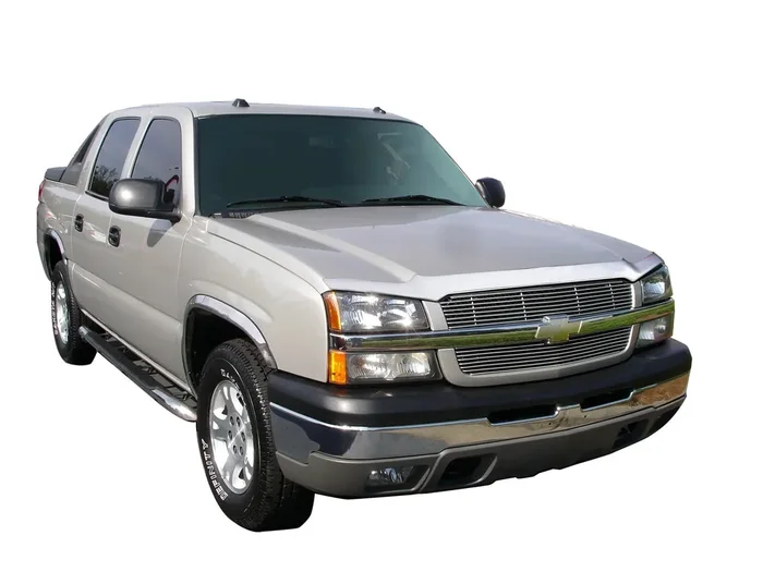 Aeroskin Flush Mount Chrome Hood Protector 03-05 Silverado 1500,-3500
