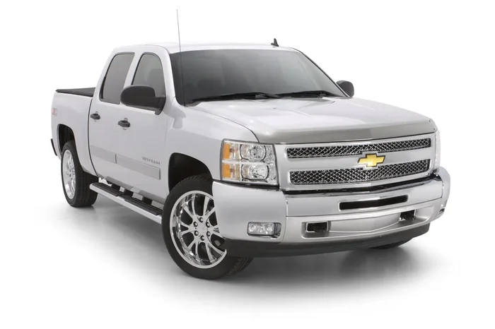 Aeroskin Flush Mount Chrome Hood Protector 17-22 Ford F-250/350/450