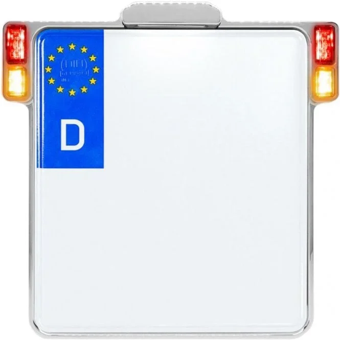All-in-One 2.0 License Plate Holder w/ LED Plate Lights, Brake and Rear Lights