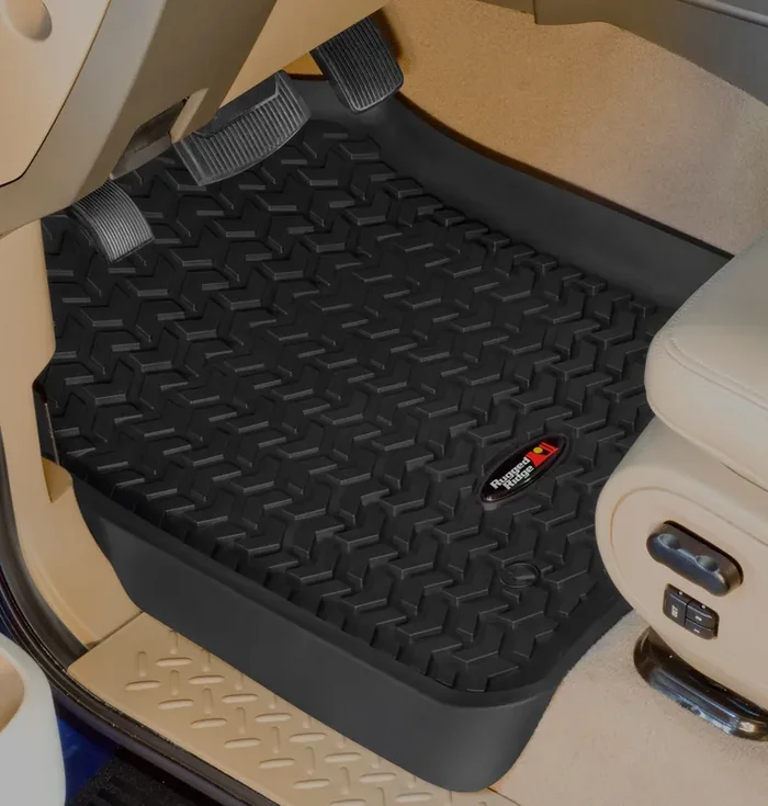 All Terrain Floor Liner, Front Pair, Black 04-08 F-150/Mark LT